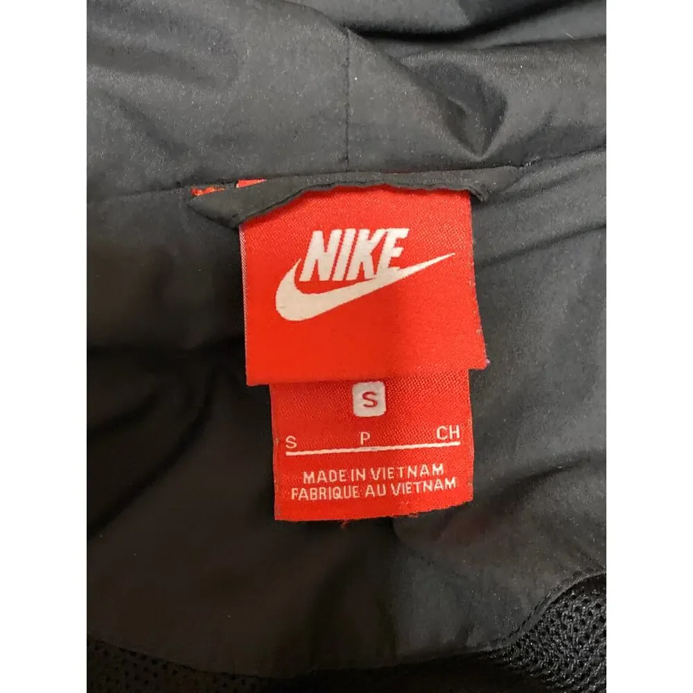 Nike Sportswear Windrunner Black Athletic Activewear Hooded Sweatshirt Jacket S